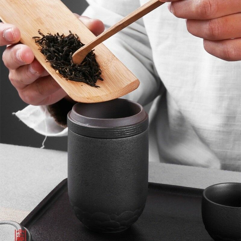 Japanese-style Outdoor Teacup Portable Cloth Bag Travel Teapot Set BPA-Free