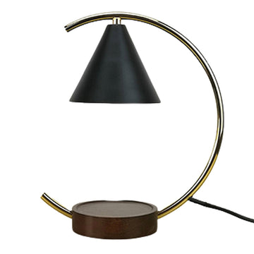 Melting Wax Lamp Candle Light Solid Wood Base Aromatherapy Diffuser