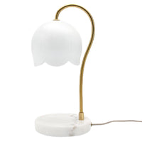 Lily of the Valley Marble Aromatherapy Melting Wax Candle Lamp Light Luxury