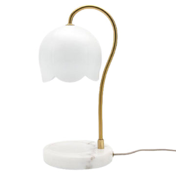 Lily of the Valley Marble Aromatherapy Melting Wax Candle Lamp Light Luxury