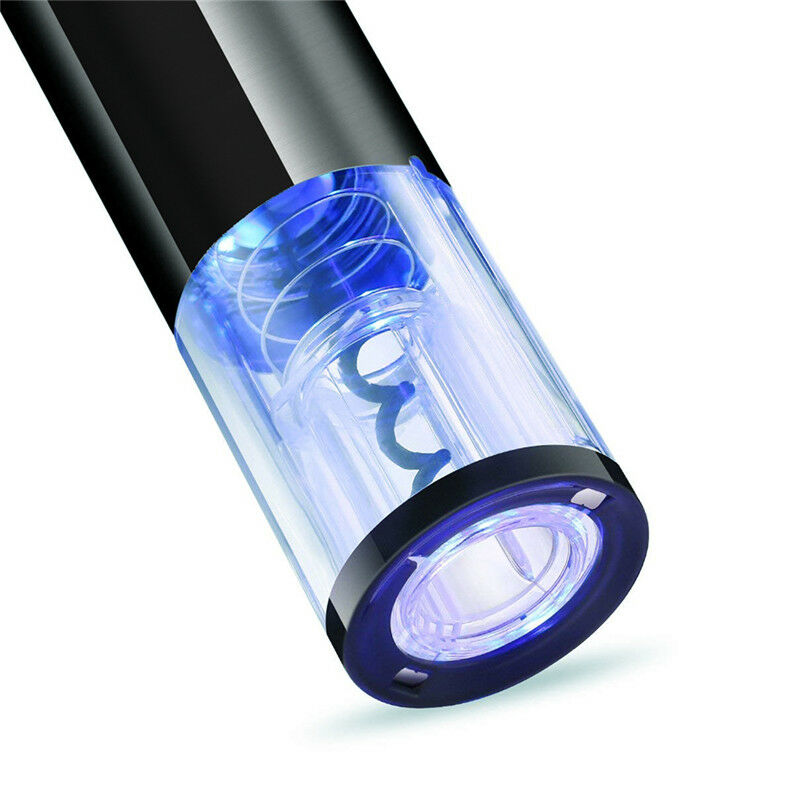 Automatic Corkscrew Wine Bottle Opener Preserver Stainless Steel Charging Base