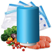 Mini Electronic Fresh Food Sealer Vacuum Handheld Reusable Sealing Bags