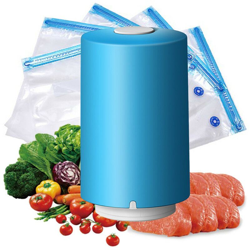 Mini Electronic Fresh Food Sealer Vacuum Handheld Reusable Sealing Bags