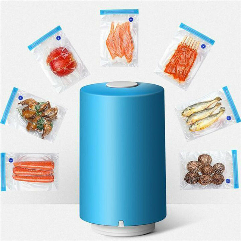 Mini Electronic Fresh Food Sealer Vacuum Handheld Reusable Sealing Bags