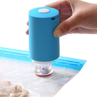 Mini Electronic Fresh Food Sealer Vacuum Handheld Reusable Sealing Bags