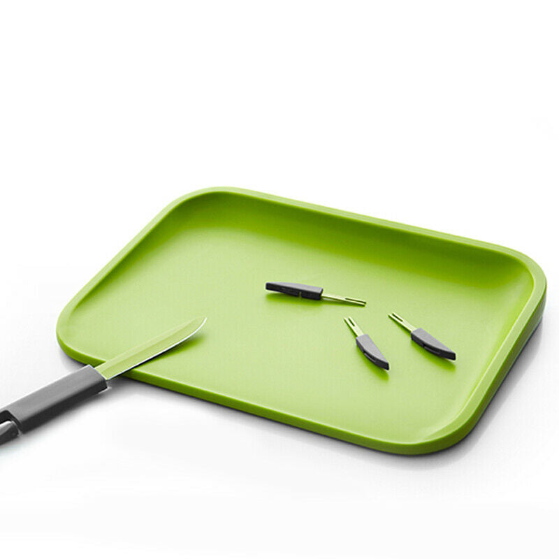 Non-stick Coating Portable Cutting Board Knife Fork Multifunctional Artiart