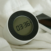 Alarm Clock Night Light Bedside Lamp Warm White