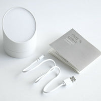 Alarm Clock Night Light Bedside Lamp Warm White