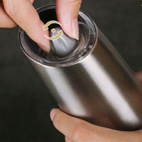 Smart Electric Pepper Muller Spice Sauce Mill BBQ Grinding Bottle 3 LED Light