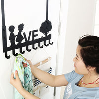 Creative Door Hook Hanger-free Storage Rack Strong Load-bearing