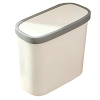 Trash Can Toilet Bathroom Kitchen Living Room Narrow Push-type Bin Basket