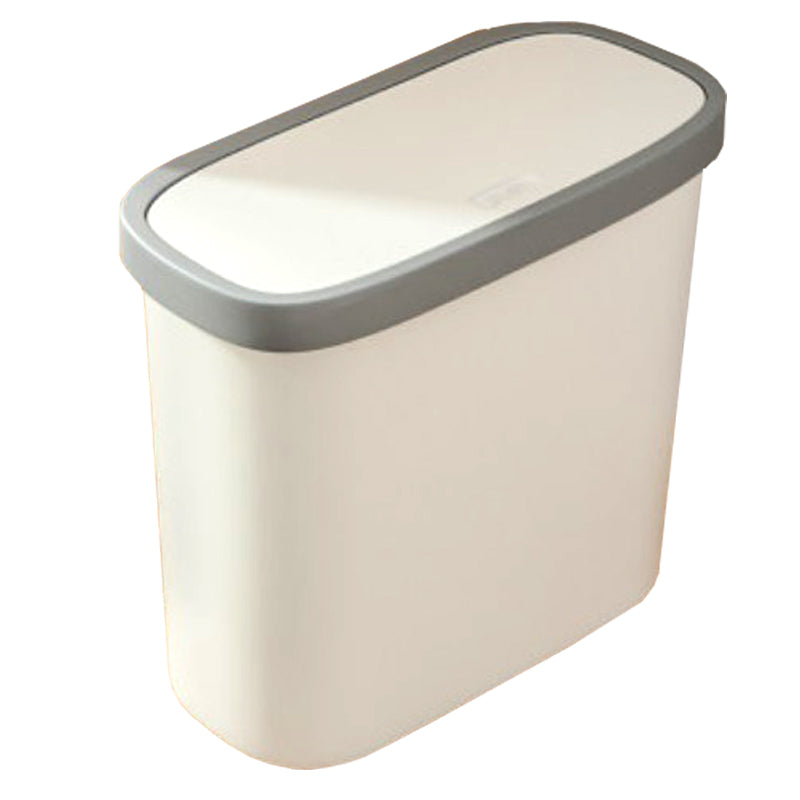Trash Can Toilet Bathroom Kitchen Living Room Narrow Push-type Bin Basket