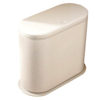 Trash Can Toilet Bathroom Kitchen Living Room Narrow Push-type Bin Basket