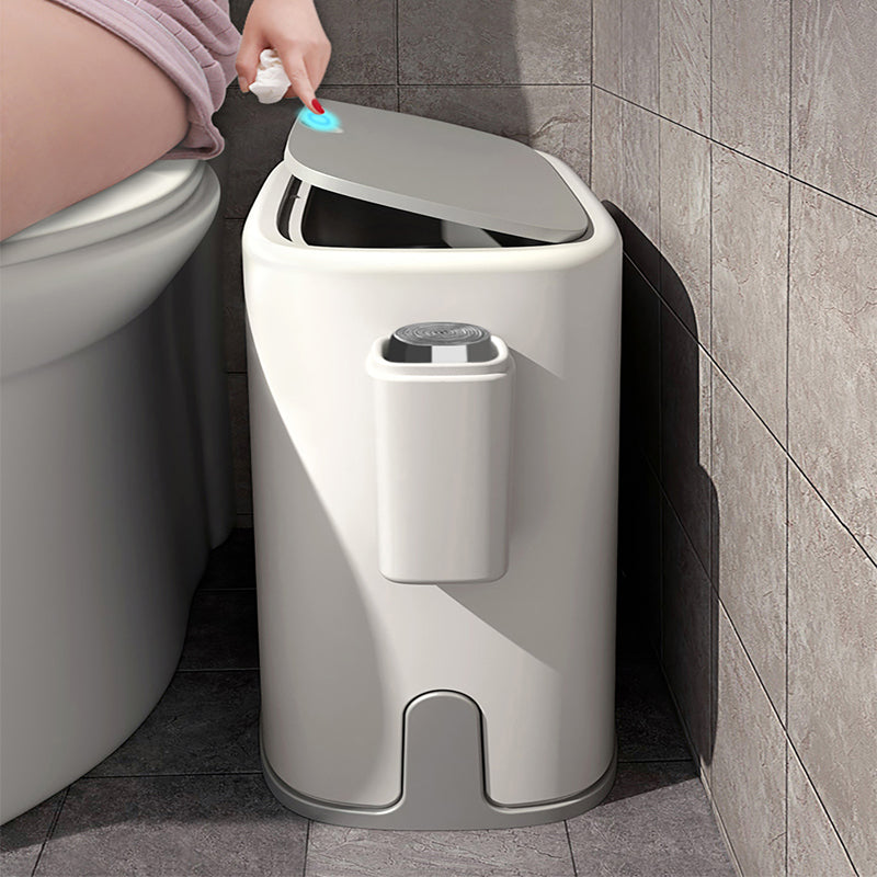 Trash Can Toilet Bathroom Kitchen Living Room Narrow Push-type Bin Basket