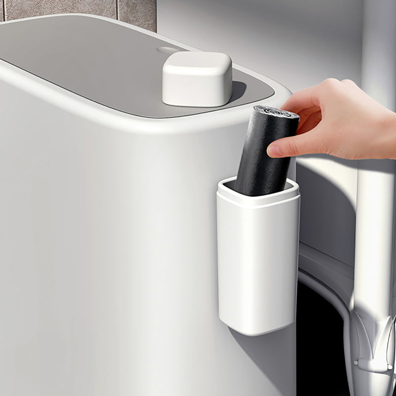 Trash Can Toilet Bathroom Kitchen Living Room Narrow Push-type Bin Basket