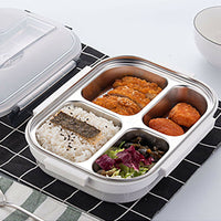 Large Stainless Steel Bento Lunch Box Durable Leak-Resistant Stylish