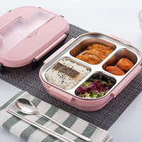 Large Stainless Steel Bento Lunch Box Durable Leak-Resistant Stylish