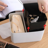 Tissue Box Cover Table Napkin Paper Case Car Holder Storage Organizer Dispenser