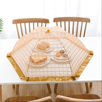 Household Kitchen Mesh Cloth Semicircle Shaped Food Dish Cover Meals