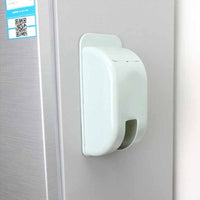 Wall-Mounted Plastic Bag Storage Box Garbage Trash Container