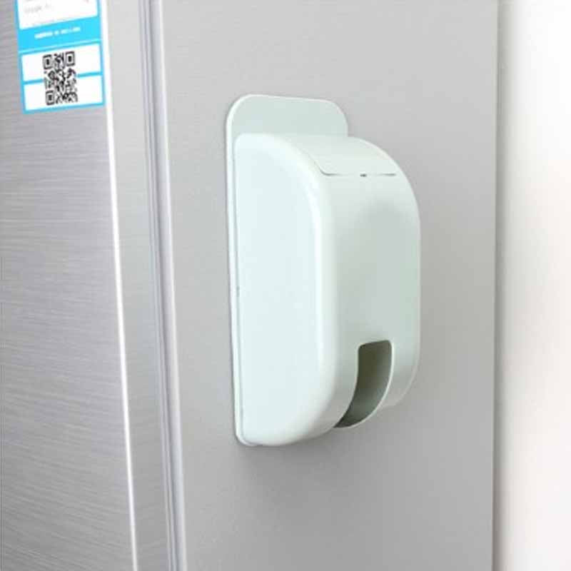 Wall-Mounted Plastic Bag Storage Box Garbage Trash Container