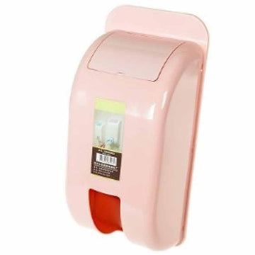 Wall-Mounted Plastic Bag Storage Box Garbage Trash Container