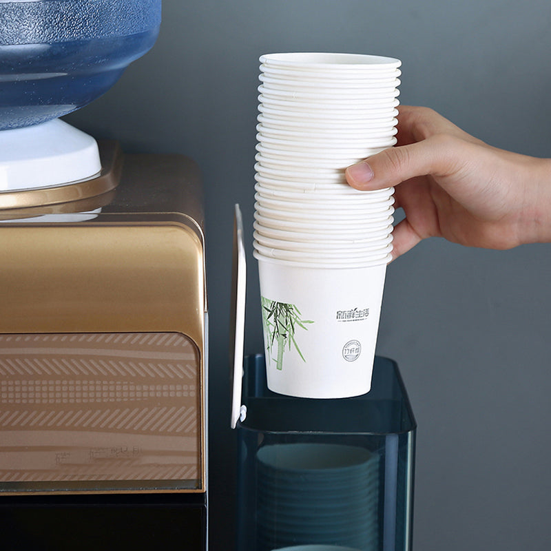 Disposable Paper Cup Water Dispenser Rack Automatic Holder Home Commercial