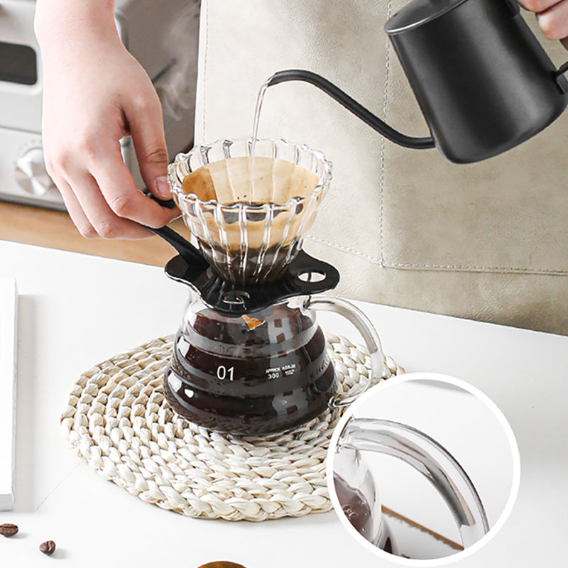 Handmade Coffee Brewing Pot Long Mouth Set Filter Cup KAWASIMAYA