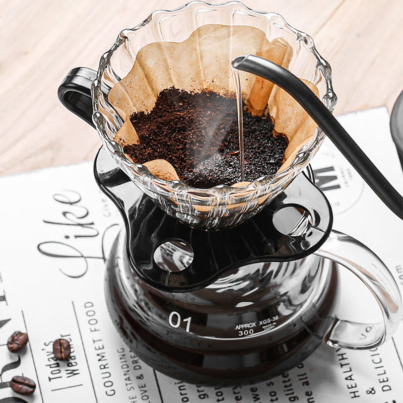 Handmade Coffee Brewing Pot Long Mouth Set Filter Cup KAWASIMAYA