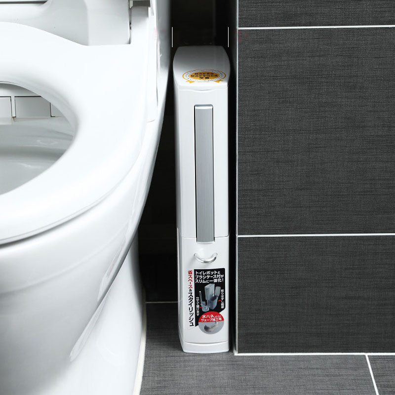 Ultra-arrow Slot Trash Can Toilet Brush Set Household Paper basket Bin AISEN