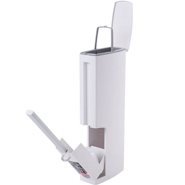 Ultra-arrow Slot Trash Can Toilet Brush Set Household Paper basket Bin AISEN