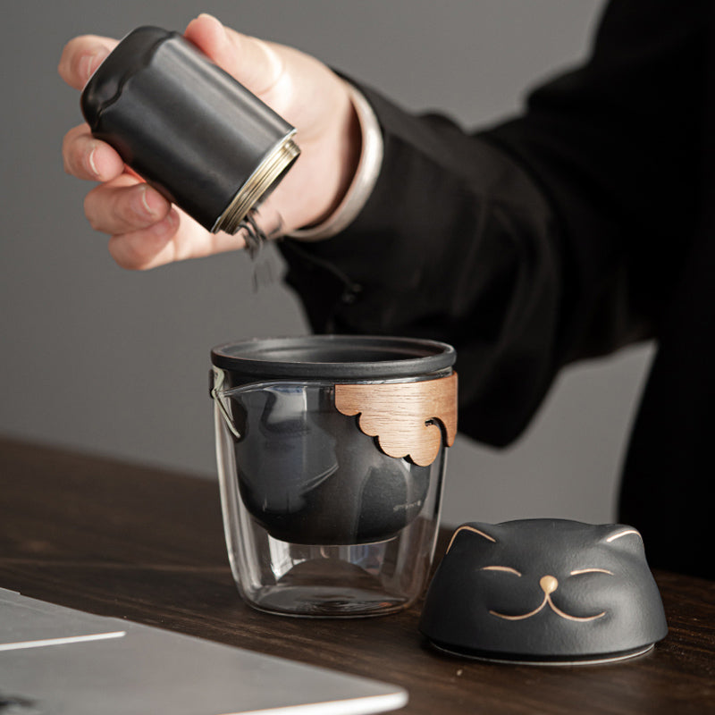 Quick Guest Cup Travel Pack Portable Outdoor Kung Fu Tea Pot Set