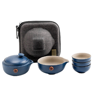Express Cup Quick Guest Tea Pot Set Outdoor Travel Portable Teapot Ceramic