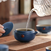 Express Cup Quick Guest Tea Pot Set Outdoor Travel Portable Teapot Ceramic