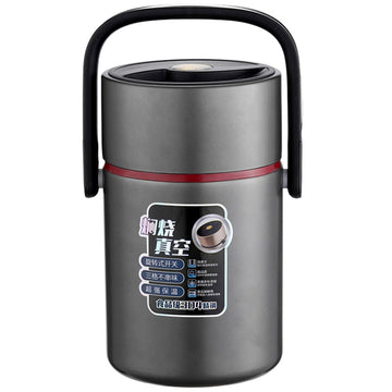 Vacuum Bento Lunch Box Stainless Steel Thermal Insulation Food Meal Container
