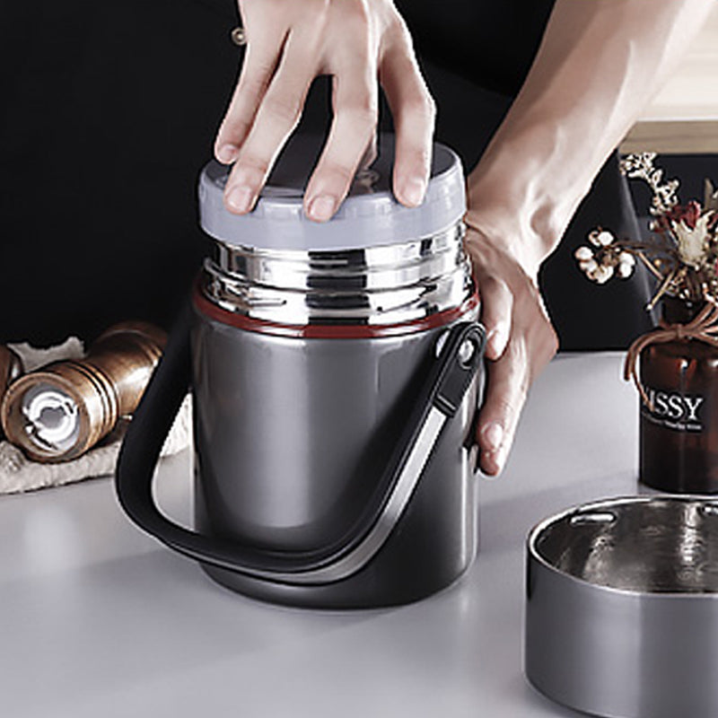 Vacuum Bento Lunch Box Stainless Steel Thermal Insulation Food Meal Container