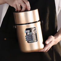 Vacuum Bento Lunch Box Stainless Steel Thermal Insulation Food Meal Container
