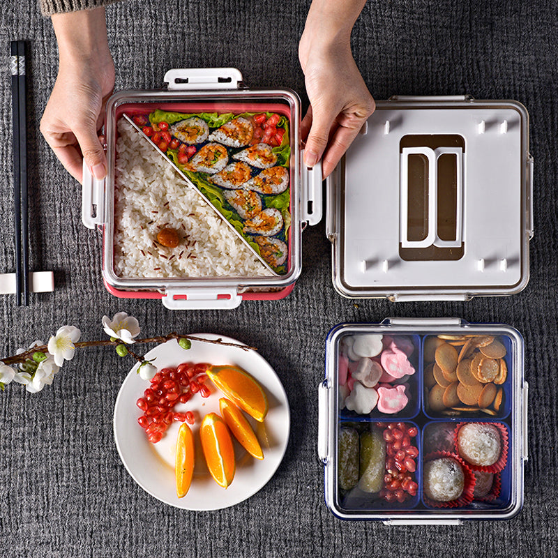 Microwave Bento Lunch Box Picnic Food Fruit Container Storage Box Japanese Style