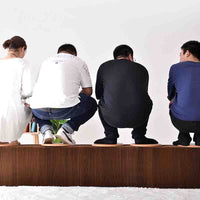 Foldable Paper Stool Telescopic Sofa Folding Long Paper Board Furniture Leather
