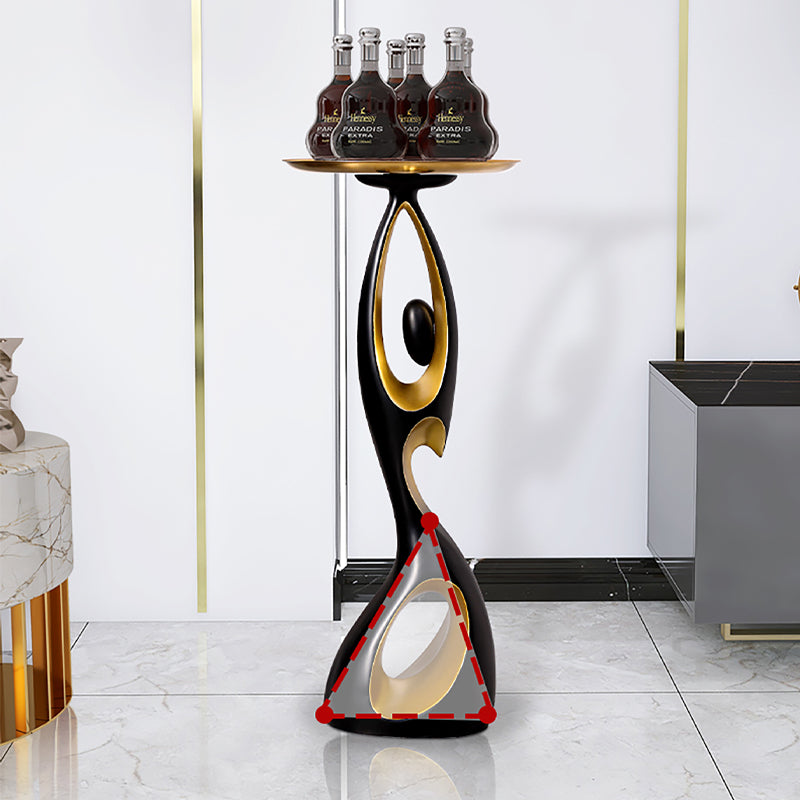 Artistic Figure Large Floor Decoration Living Room Sofa TV Cabinet Key Storage