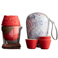 Quick Guest Cup Travel Pack Portable Outdoor Kung Fu Tea Pot Set