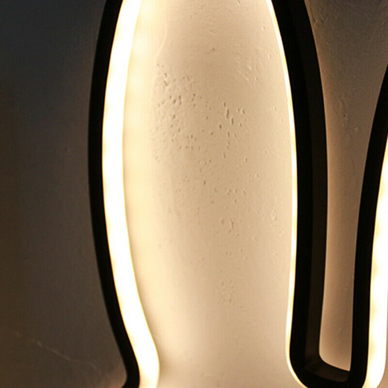 Nordic Style Room Layout Decoration Bedroom Wall Creative Rabbit LED Lamp
