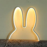 Nordic Style Room Layout Decoration Bedroom Wall Creative Rabbit LED Lamp