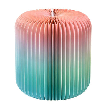 Creative Furniture Paper Stool Flow Color Folding Portable Home Living Room