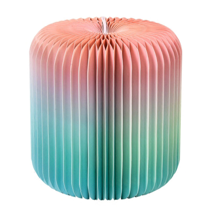 Creative Furniture Paper Stool Flow Color Folding Portable Home Living Room