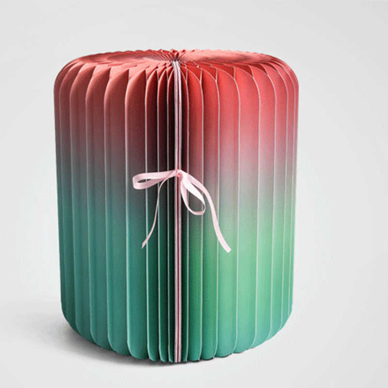 Creative Furniture Paper Stool Flow Color Folding Portable Home Living Room
