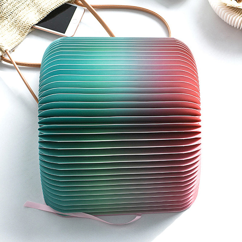 Creative Furniture Paper Stool Flow Color Folding Portable Home Living Room