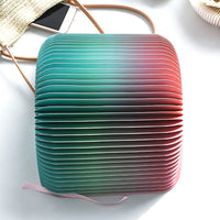 Creative Furniture Paper Stool Flow Color Folding Portable Home Living Room