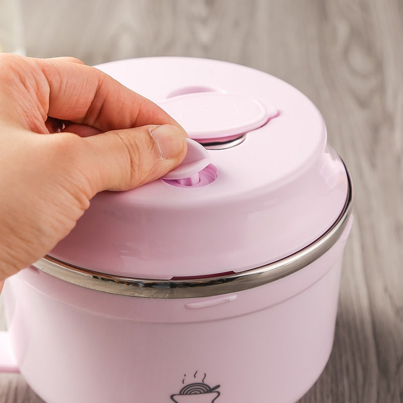 Stainless Steel Insulated Round Anti-scald Bento Lunch Box Snack Cup Portable