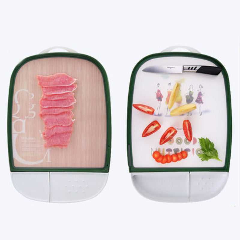 Kitchen Multi-functional Double-side Cutting Chopping Board Solid Wood